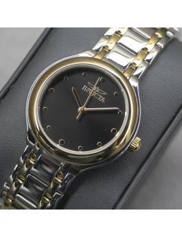 Invicta Wildflower 48229 Relógio Feminino - Movimento de Quartzo - Aço Inoxidável com Mostrador Preto - 32 mm