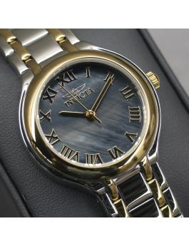 Invicta Wildflower 48233 Reloj de mujer - Movimiento de cuarzo - Acero inoxidable con esfera de nácar - 32 mm