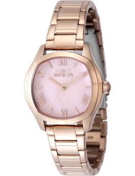 Invicta Wildflower 48240 Orologio da Donna - Movimento al Quarzo - Acciaio Inossidabile con Quadrante Rosa - 32 mm