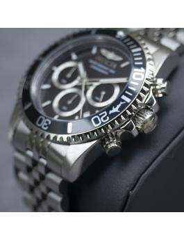 Invicta Pro Diver 48381 Reloj de Hombre - Movimiento de Cuarzo - Acero Inoxidable con Esfera Negra - 43 mm
