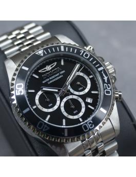 Invicta Pro Diver 48381 Reloj de Hombre - Movimiento de Cuarzo - Acero Inoxidable con Esfera Negra - 43 mm