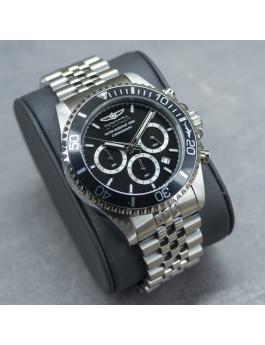 Invicta Pro Diver 48381 Reloj de Hombre - Movimiento de Cuarzo - Acero Inoxidable con Esfera Negra - 43 mm