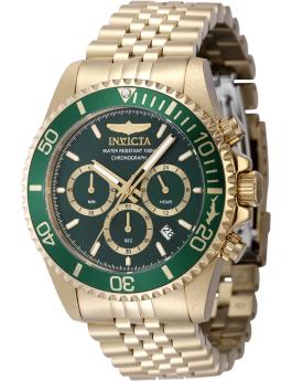 Invicta Pro Diver - Orologio da uomo in acciaio inossidabile con movimento al quarzo - 40 mm, Bicolore / Blu : Invicta