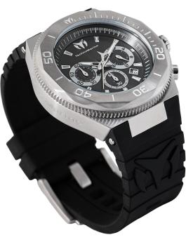 TechnoMarine Manta TM-224012 Men's Watch - Quartz Movement - Stainless Steel with Black Dial - 49 mm