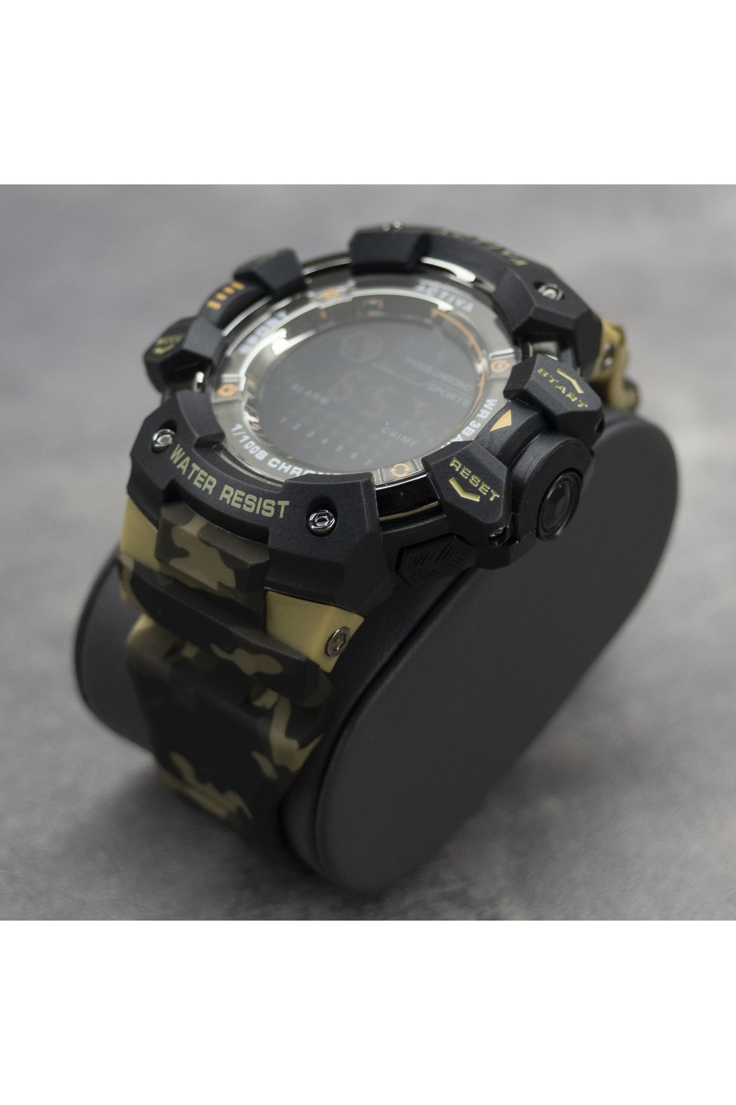 Activa Digital ACW8050MC-001 Montre Homme - Mouvement Quartz - Plastique avec Cadran Noir - 50 mm