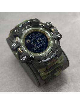 Activa Digital ACW8050MC-004 Herren Uhr - Quartz Bewegung - Kunststoff mit schwarzem Zifferblatt - 50 mm