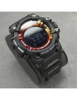 Activa Digital ACW8082-007 Herren Uhr - Quartz Bewegung - Kunststoff mit schwarzem Zifferblatt - 50 mm