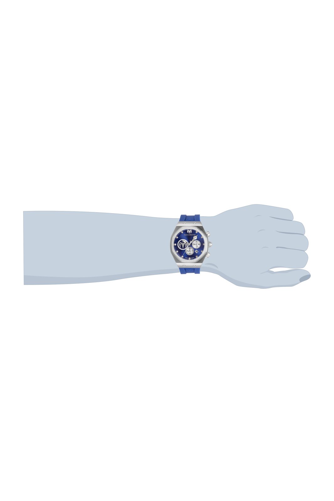 Technomarine Reef TM-520003 Orologio Uomo - Acciaio Inossidabile 45mm, Quadrante Blu, Impermeabile 20 Bar, Movimento Quarzo