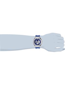 TechnoMarine Reef TM-520001 Reloj de Hombre - Movimiento de Cuarzo - Acero Inoxidable con Esfera Azul - 45 mm