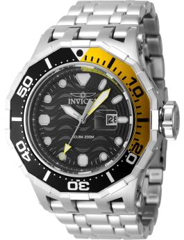 Invicta Pro Diver 47841 Orologio da Uomo - Movimento al Quarzo - Acciaio Inossidabile con Quadrante Nero - 52 mm