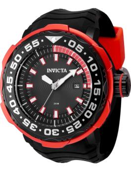 Invicta Pro Diver - Ocean Voyage 48341 Herren Uhr - Quartz Bewegung - Edelstahl mit schwarzem Zifferblatt - 52 mm