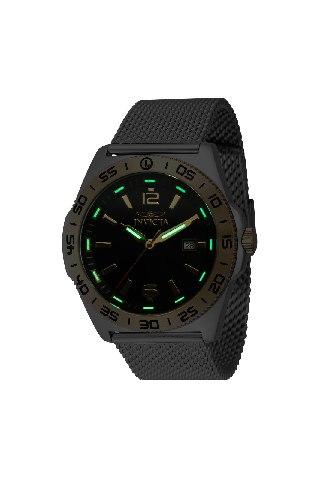 Invicta Coalition Forces 48350 Men's Watch - Quartz Movement - Stainless Steel with Black Dial - 45 mm
