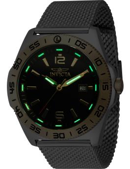Invicta Coalition Forces 48350 Men's Watch - Quartz Movement - Stainless Steel with Black Dial - 45 mm