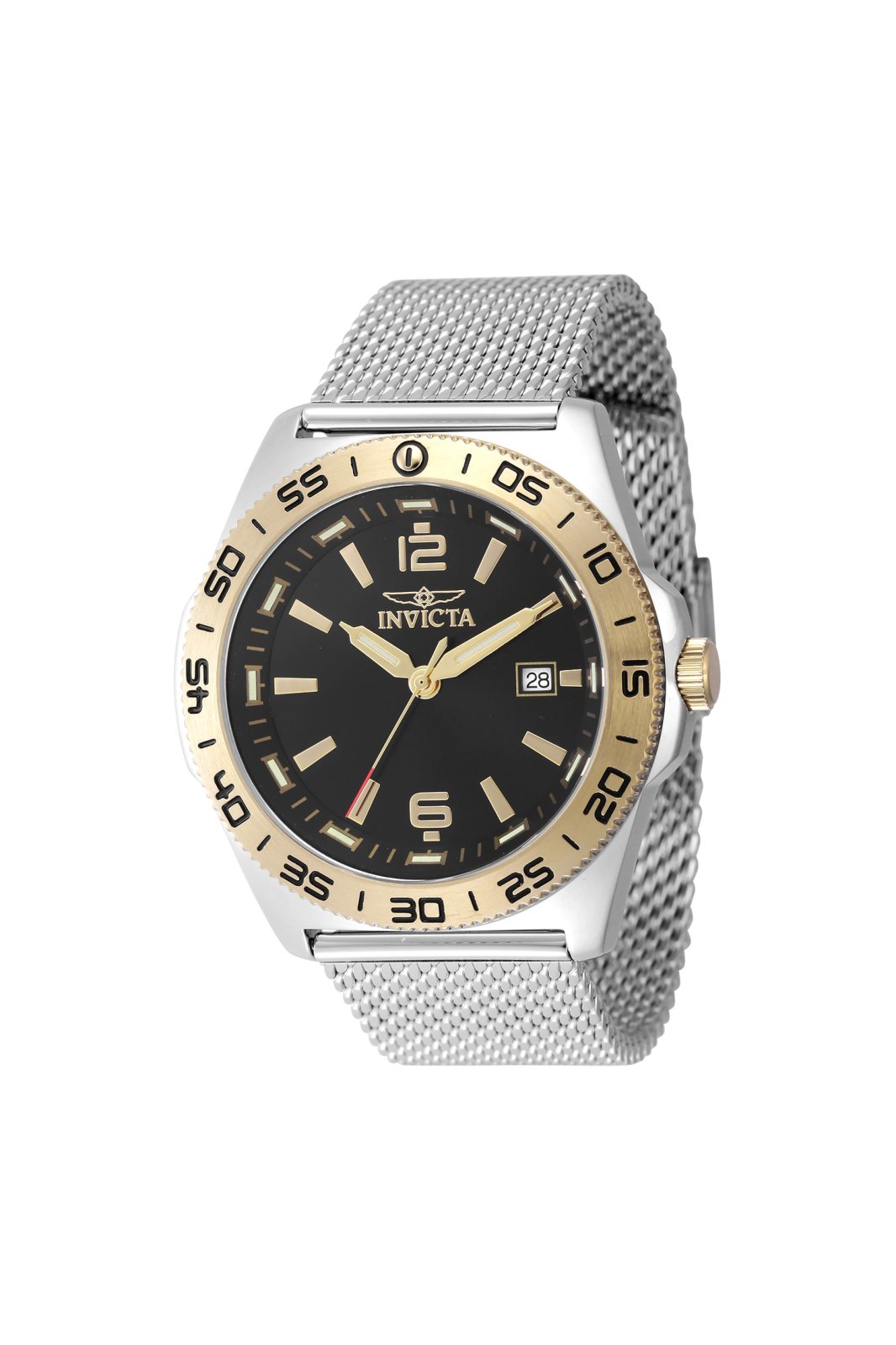 Invicta Coalition Forces 48350 Men's Watch - Quartz Movement - Stainless Steel with Black Dial - 45 mm