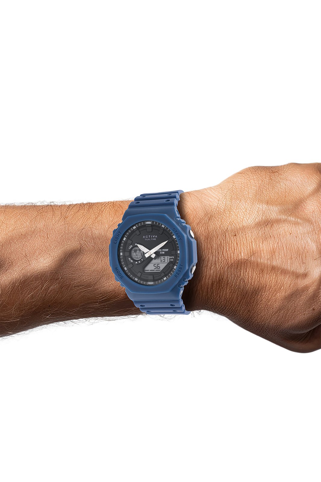 Activa Digital ACW423-003 Reloj de hombre - Movimiento de cuarzo - Plástico con esfera negra - 45 mm