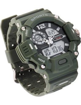 Activa Digital ACW495-003 Reloj de hombre - Movimiento de cuarzo - Plástico con esfera negra - 55 mm