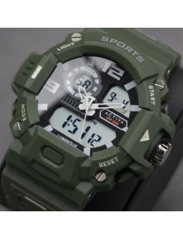Activa Digital ACW495-003 Reloj de hombre - Movimiento de cuarzo - Plástico con esfera negra - 55 mm