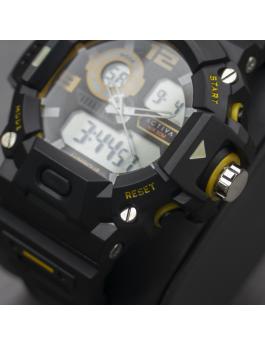 Activa Digital ACW495-004 Reloj de hombre - Movimiento de cuarzo - Plástico con esfera negra - 55 mm