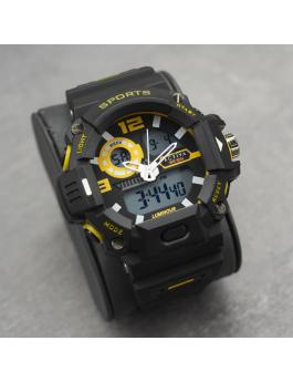 Activa Digital ACW495-004 Reloj de hombre - Movimiento de cuarzo - Plástico con esfera negra - 55 mm