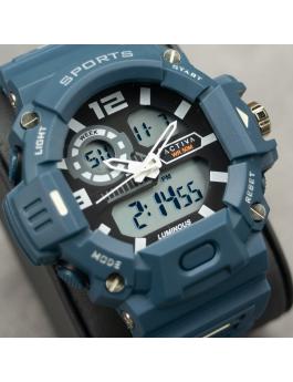 Activa Digital ACW495-005 Reloj de Hombre - Movimiento de Cuarzo - Plástico con Esfera Negra - 55 mm
