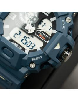 Activa Digital ACW495-005 Reloj de Hombre - Movimiento de Cuarzo - Plástico con Esfera Negra - 55 mm