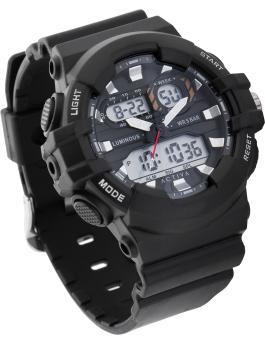 Activa Digital ACW496-001 Reloj de hombre - Movimiento de cuarzo - Plástico con esfera negra - 50 mm