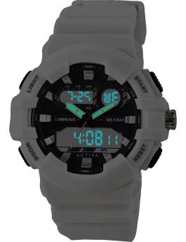 Activa Digital ACW496-002 Relógio Masculino - Movimento de Quartzo - Plástico com Mostrador Preto - 50 mm