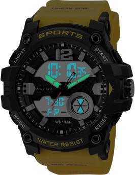Activa Digital ACW497-006 Muški Sat - Kvarcni Mehanizam - Plastika s Crnim Cifernikom - 54 mm