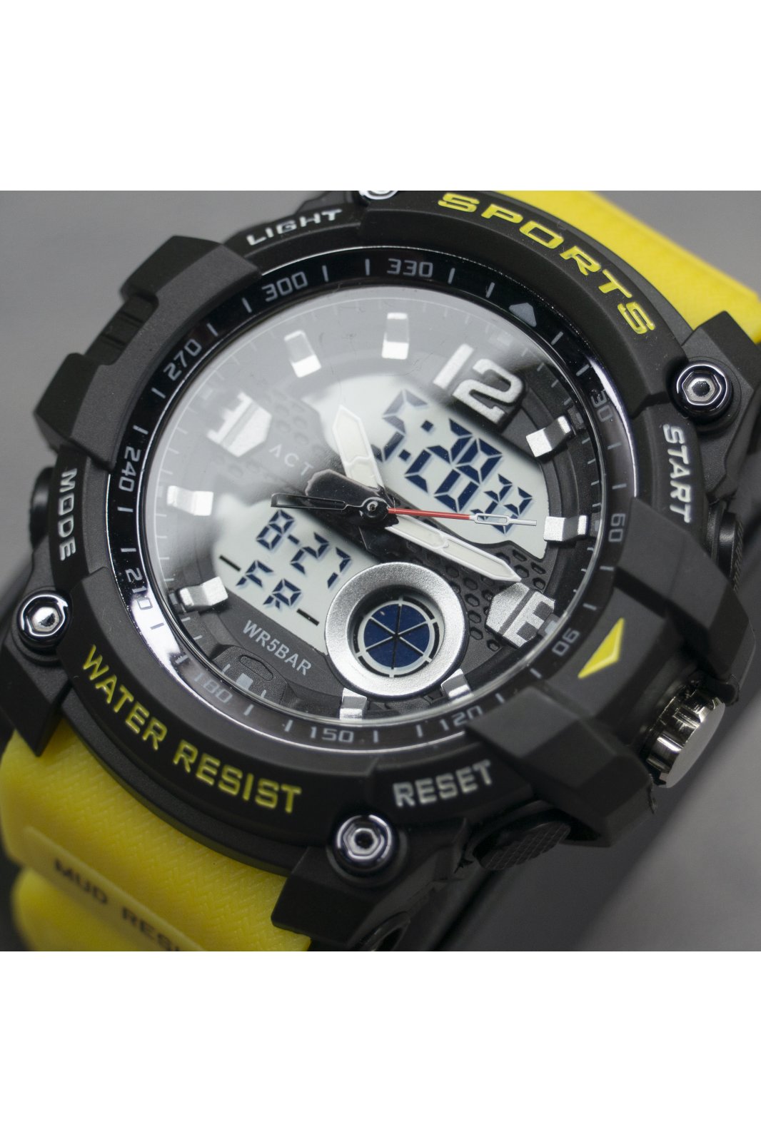 Activa Digital ACW497-006 Muški Sat - Kvarcni Mehanizam - Plastika s Crnim Cifernikom - 54 mm