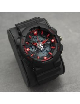 Activa Digital ACW498-001 Herrenuhr - Quarzwerk - Kunststoff mit schwarzem Zifferblatt - 50 mm