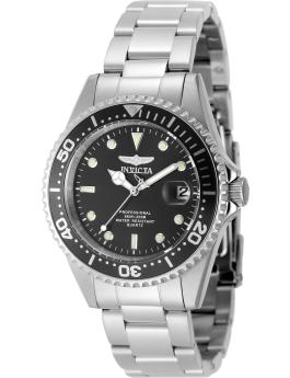Invicta Pro Diver 48723 Reloj de Hombre - Movimiento de Cuarzo - Acero Inoxidable con Esfera Negra - 37 mm