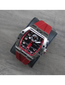 Invicta Racing 47367 Relógio Masculino - Movimento de Quartzo - Aço Inoxidável com Mostrador Preto - 44 mm