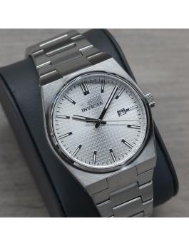 Invicta Speedway 48393 Reloj de Hombre - Movimiento de Cuarzo - Acero Inoxidable con Esfera Plateada - 40 mm