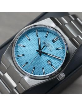 Invicta Speedway 48394 Herren Uhr - Quartz Bewegung - Edelstahl mit Blauem Zifferblatt - 40 mm