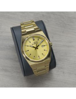 Invicta Speedway 48398 Herren Uhr - Quartz Bewegung - Edelstahl mit Golden Zifferblatt - 40 mm