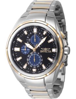 Invicta Sea Vulture 47821 Men's Watch - Quartz Movement - Stainless Steel with Black Dial - 46 mm