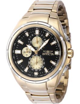 Invicta Sea Vulture 47822 Relógio Masculino - Movimento de Quartzo - Aço Inoxidável com Mostrador Preto - 46 mm