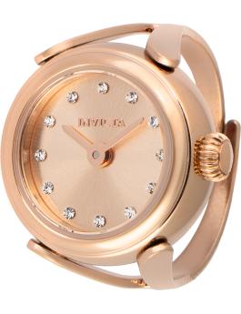 Invicta Mini Ring 48575 Relógio Feminino - Movimento de Quartzo - Aço Inoxidável com Mostrador Rosa - 17 mm