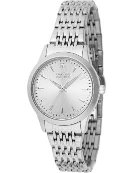 Montres Prestige Classic MPW-0001 Reloj de mujer - Movimiento de cuarzo - Metal con esfera plateada - 29 mm