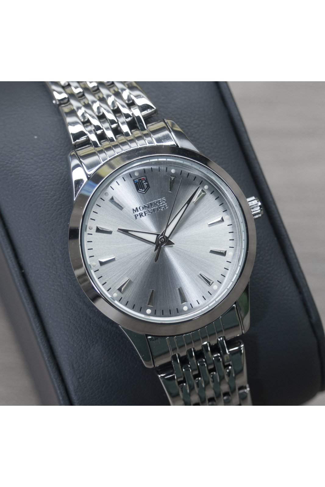 Montres Prestige Classic MPW-0001 Reloj de mujer - Movimiento de cuarzo - Metal con esfera plateada - 29 mm