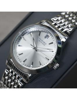 Montres Prestige Classic MPW-0001 Reloj de mujer - Movimiento de cuarzo - Metal con esfera plateada - 29 mm