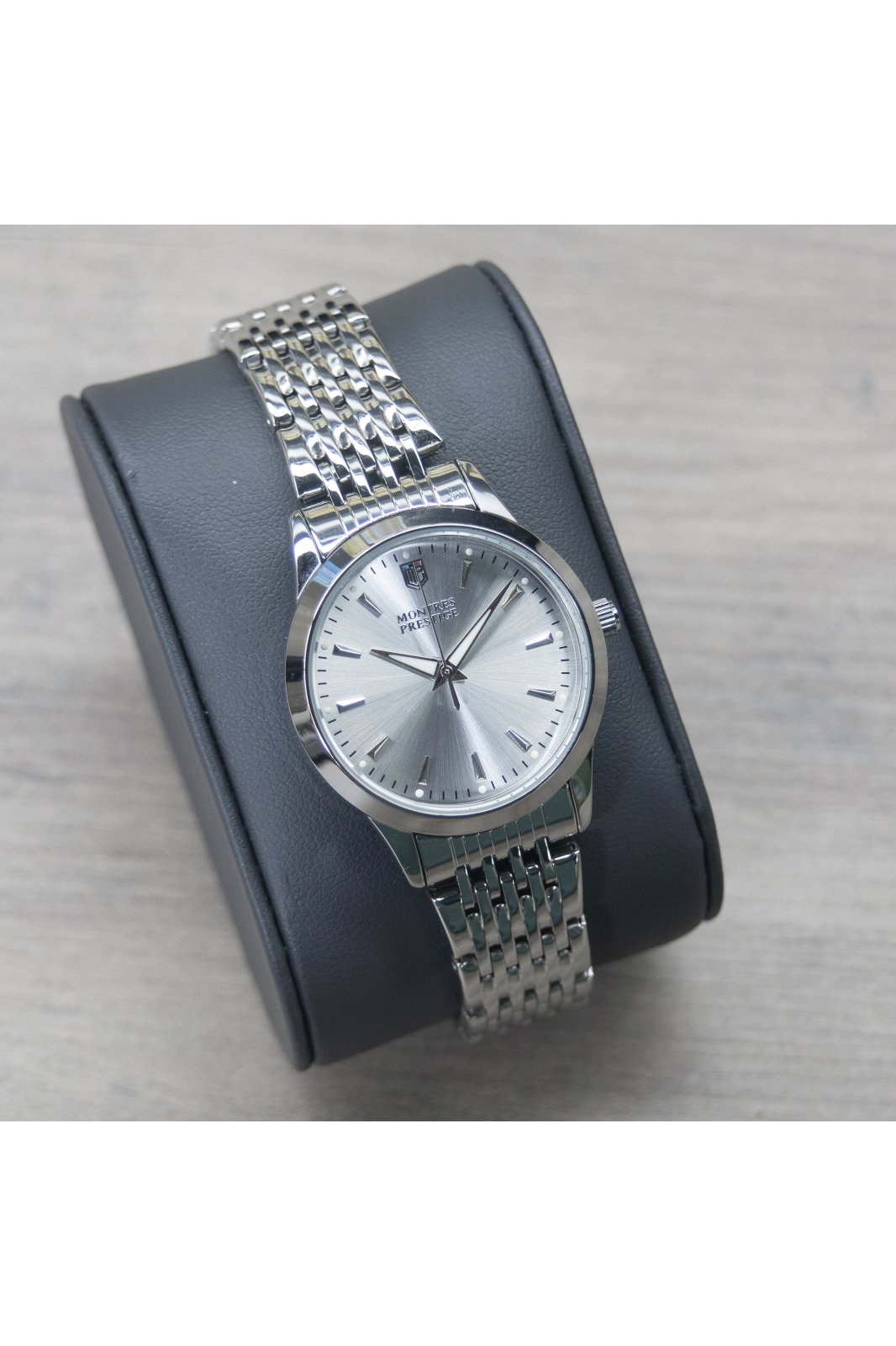 Montres Prestige Classic MPW-0001 Reloj de mujer - Movimiento de cuarzo - Metal con esfera plateada - 29 mm