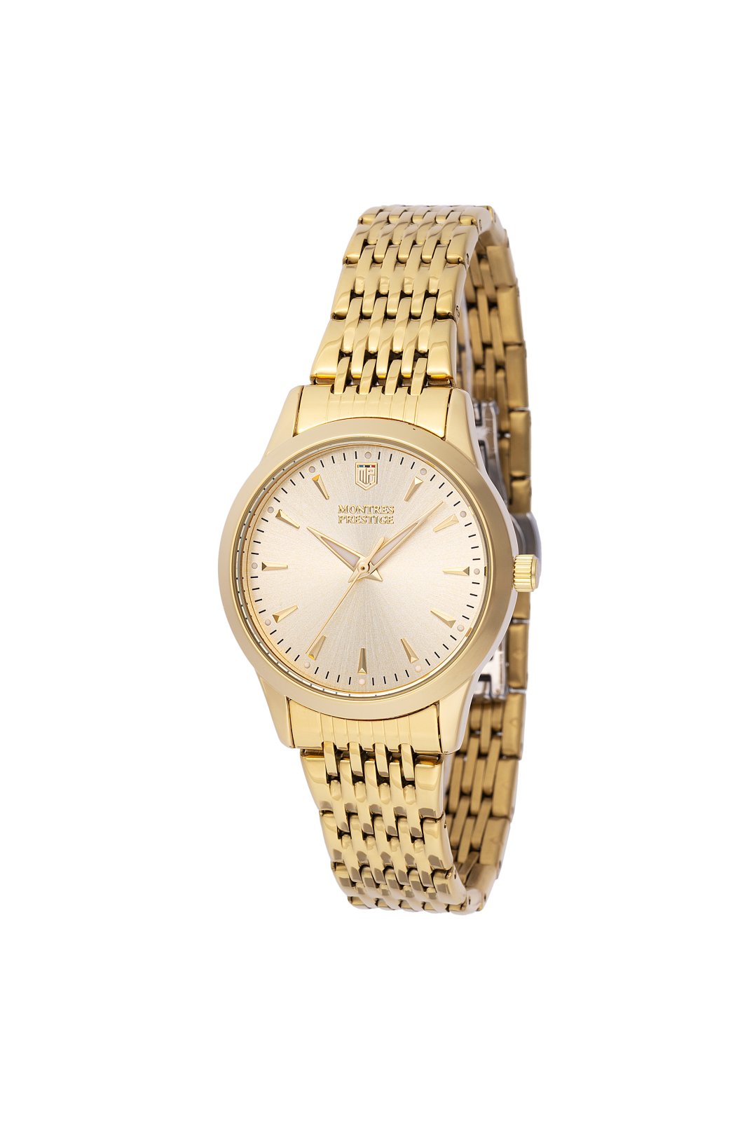 Montres Prestige Classic MPW-0003 Montre femme - Mouvement quartz - Métal avec cadran or - 29 mm