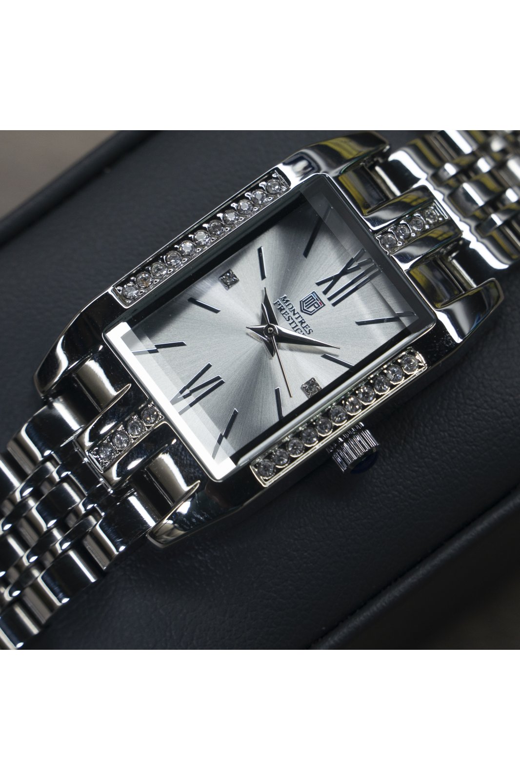 Montres Prestige Classic MPW-0019 Relógio Feminino - Movimento Quartz - Metal com Mostrador Prateado - 31 mm