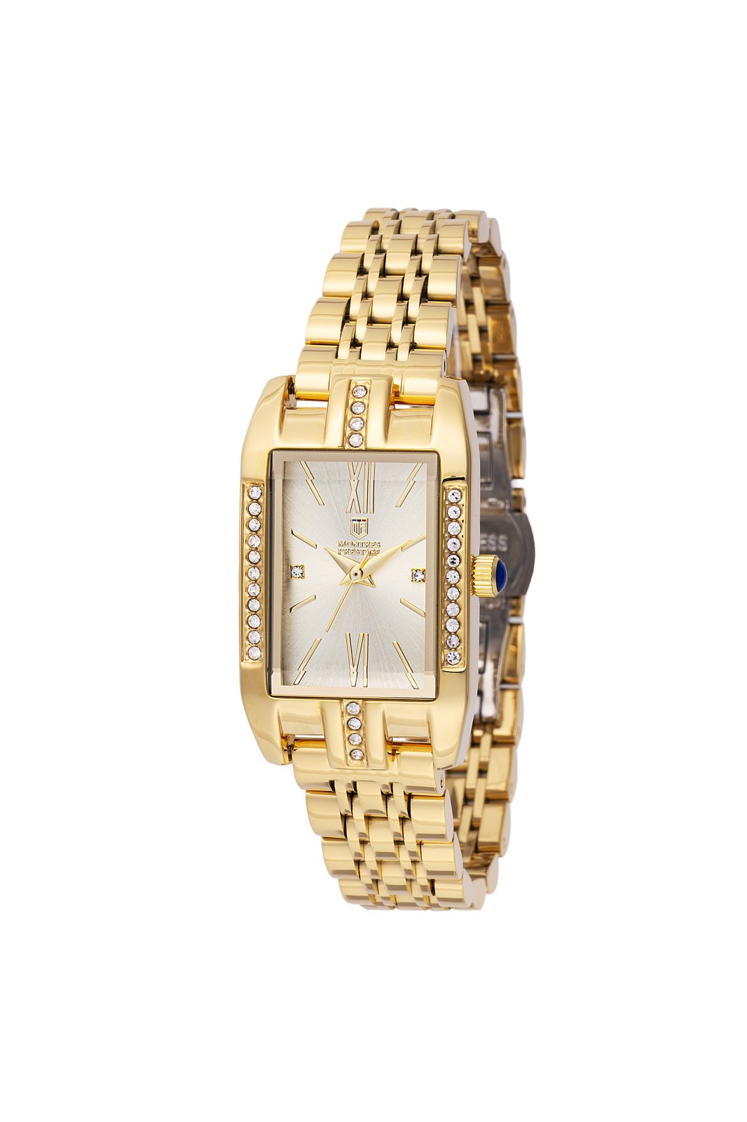 Montres Prestige Classic MPW-0020 Reloj de mujer - Movimiento de cuarzo - Metal con esfera dorada - 31 mm
