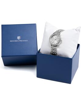 Montres Prestige Classic MPW-0022 Reloj de mujer - Movimiento de cuarzo - Metal con esfera plateada - 29 mm