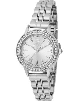 Montres Prestige Classic MPW-0022 Reloj de mujer - Movimiento de cuarzo - Metal con esfera plateada - 29 mm