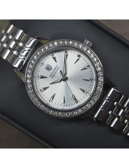 Montres Prestige Classic MPW-0022 Reloj de mujer - Movimiento de cuarzo - Metal con esfera plateada - 29 mm