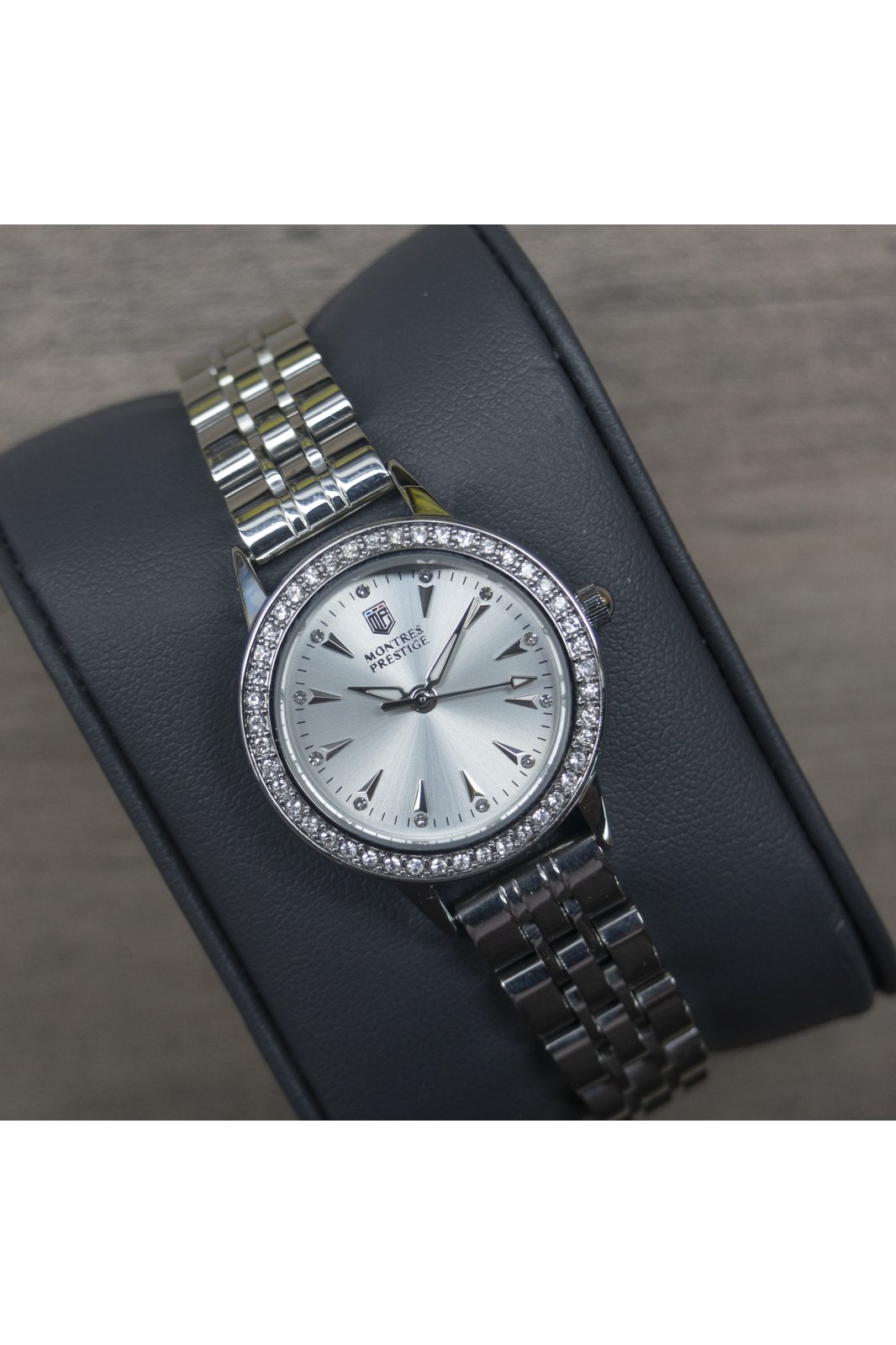 Montres Prestige Classic MPW-0022 Reloj de mujer - Movimiento de cuarzo - Metal con esfera plateada - 29 mm