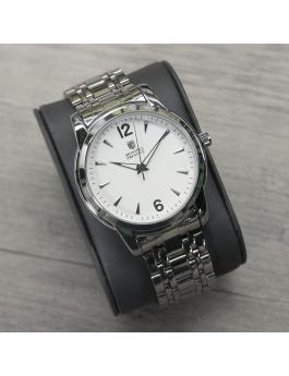 Montres Prestige Classic MPW-0028 Men's Watch - Quartz Movement - Metal with White Dial - 41 mm